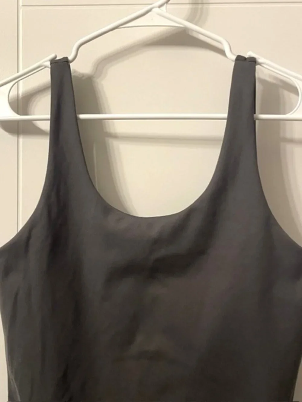 Girlfriend Collective Activewear Onesie Romper Unitard Gray Size Large - Picture 3 of 9